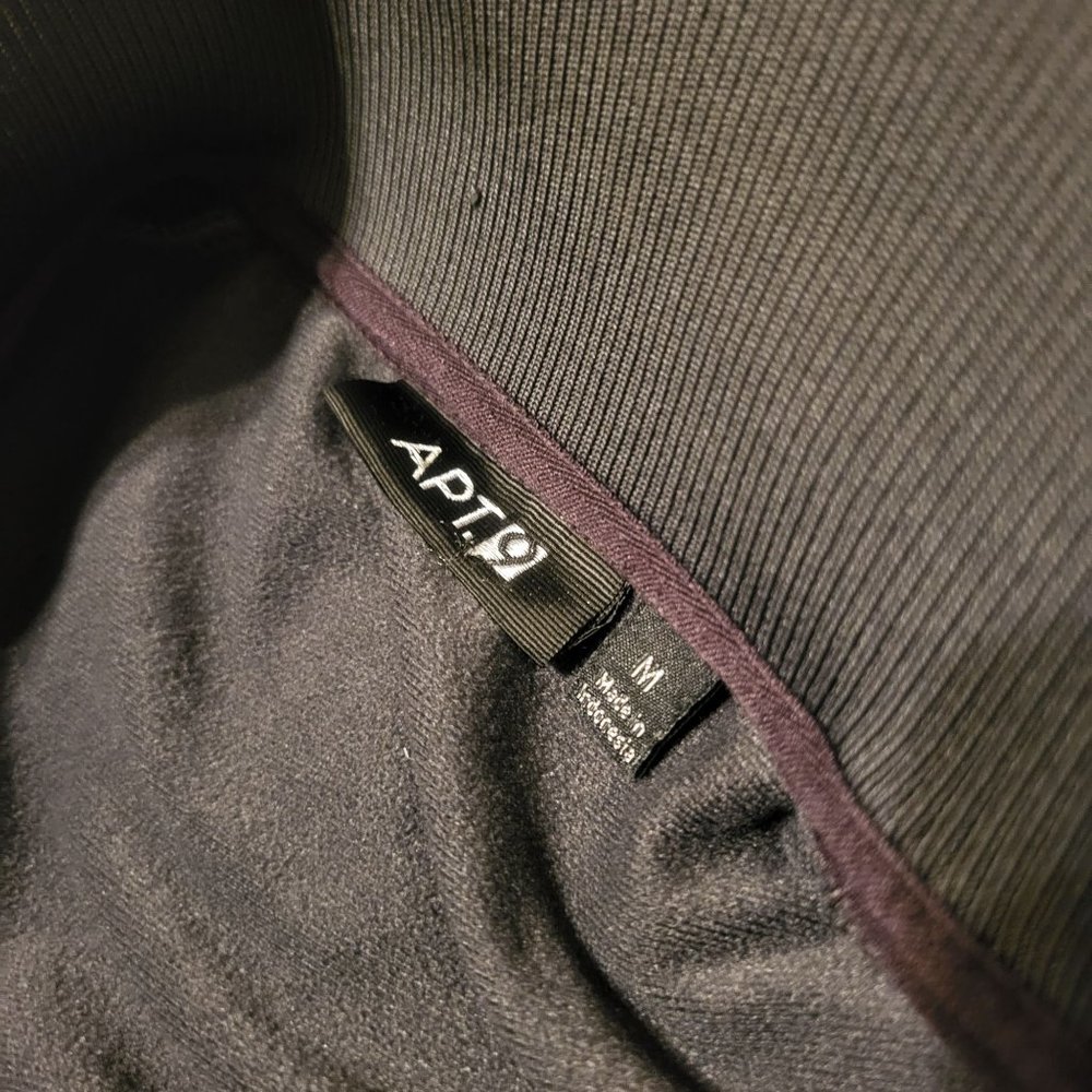 Apt 9 Women's Zipper Jacket with Pockets, Gray, Medium - Picture 6 of 8